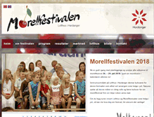 Tablet Screenshot of morellfestivalen.no